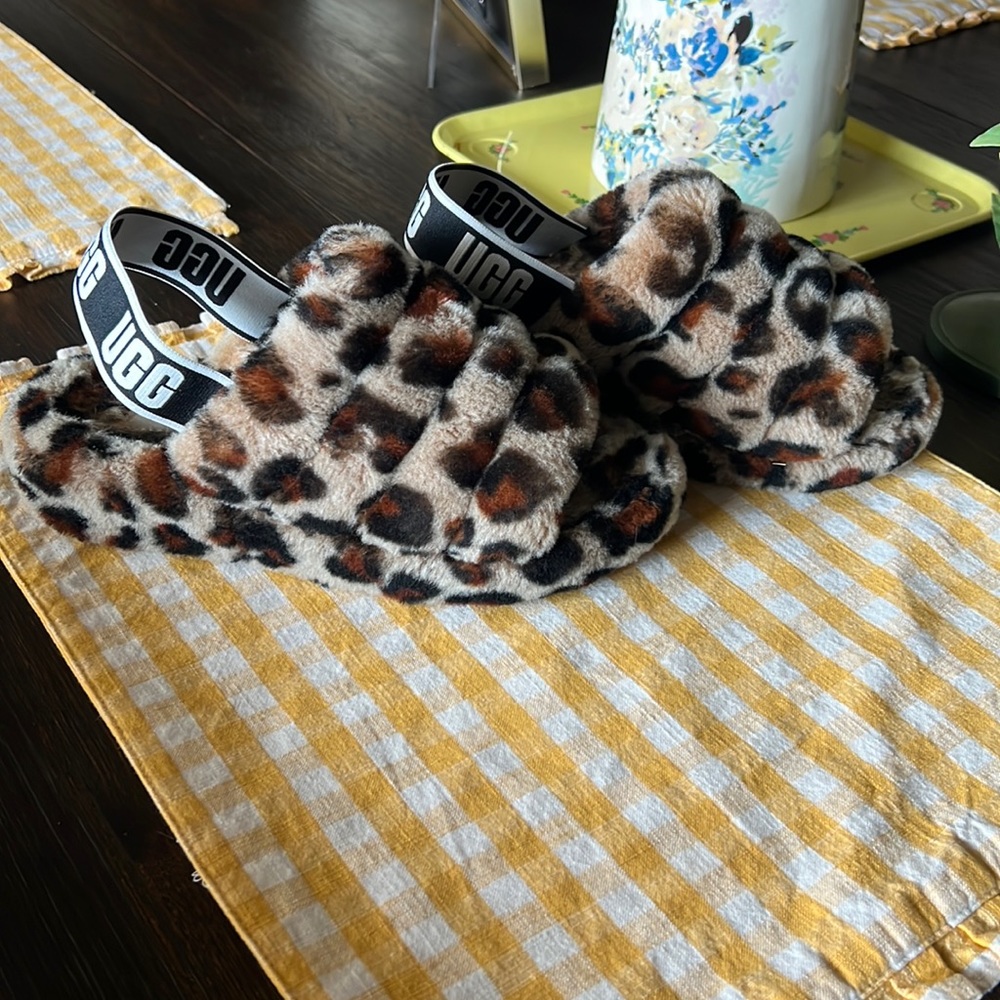 Ugg Fluff Yeah Slide in cheetah no longer sold on website.